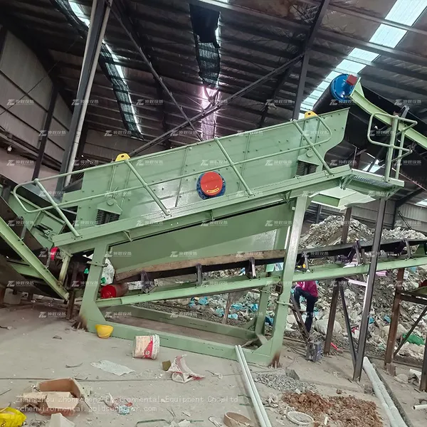 ZhengZhou ZhongCheng Environmental Equipment Recycling Plant Machine Line Waste Sorting Line Garbage Sorting Production Line
