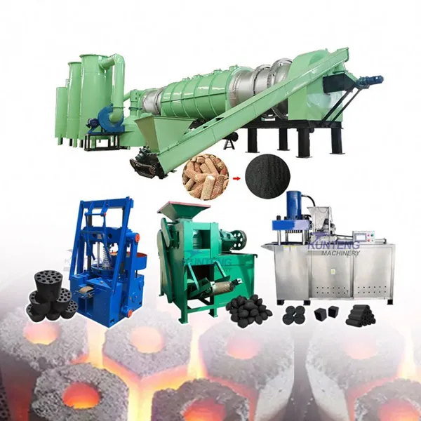 Shisha Coal Hookah Charcoal Making Machine BBQ Charcoal Production Line EPC