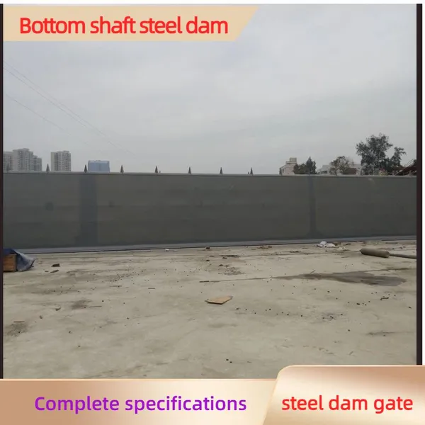 Corrosion Resistant Q345B Steel Bottom Shaft Flip Gate Stable Water Blocking For Urban River Water Storage photo-1