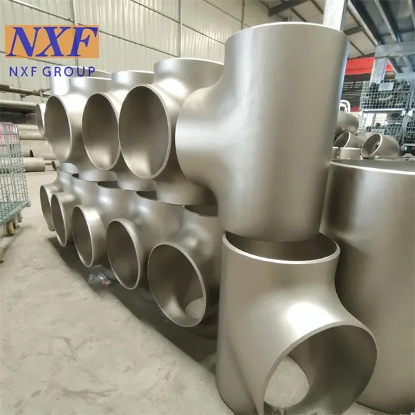NXF UNS N06625 Alloy 625/2.4856/N06625 OD DN15-1200 Thickness SCH10-XXS Nickel Alloy Butt Welding Straight or Reducer Tee photo-3
