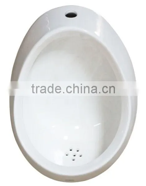 6201 Wall-mounted Ceramic White Quality Urinal, Egg Shaped Urinal, Splash-free Surface and Easy-to-mountain Performance Quality Choice photo-2