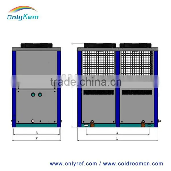 Hot Sell Copeland Air Cooling Condensing Unit for Supermarket Freezing Room photo-3