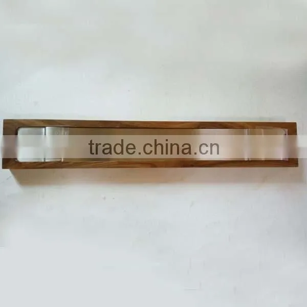 Best Storage Strip New Polished Wood Magnetic Knife Bar 16''(400x65x20mm) Wooden Cover Knife Magnet Bar photo-2