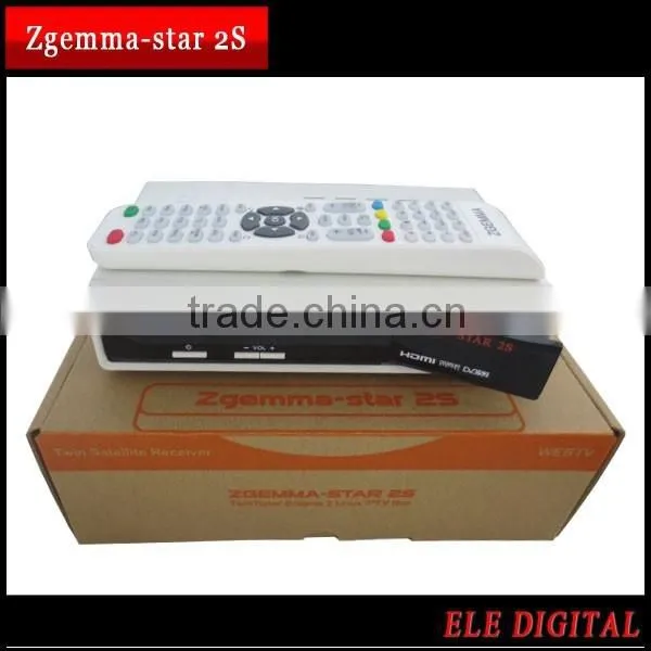 New Arrival !!! Dvb-s2+s2 tv Satellite Receiver Zgemma-star 2S Two Tuner Linux OS Smart Box Zgemma-star 2S photo-4