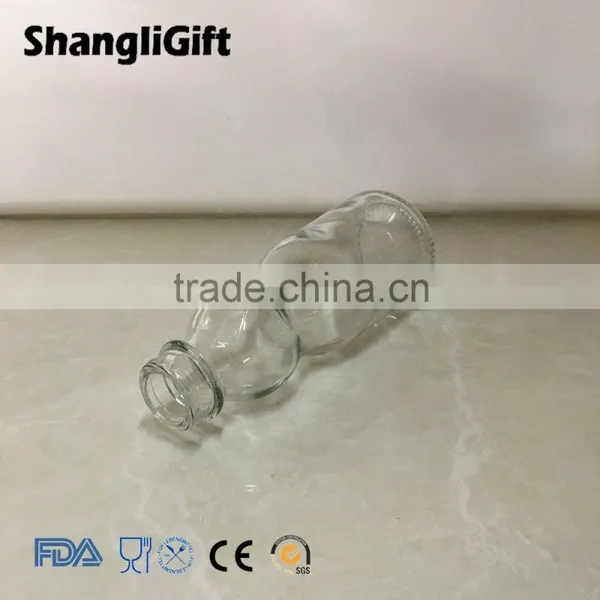Hotsale Cheap 200ml Food Grade Glass Hot Sauce Bottle With Plastic Lids photo-2