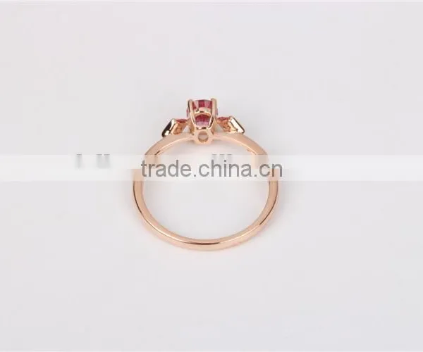 Factory Wholesale 18k Fancy Gold Gemstone Engagement Jewelry Ring Design Samples photo-4