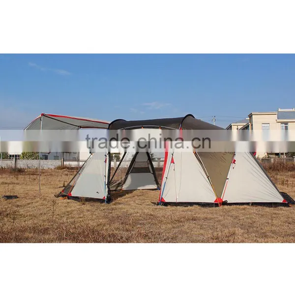 Large Big House Tent Tourism 3 Person Family Camping Cheap Best Waterproof Family Tents photo-2