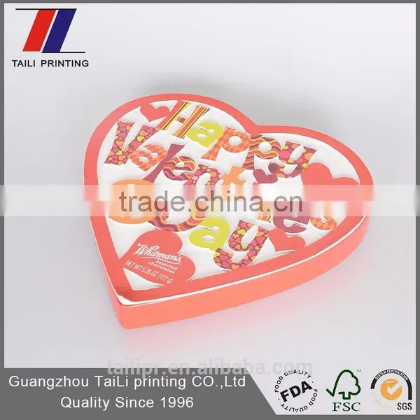 Custom Heart Shape Chocolate Packaging Box photo-4