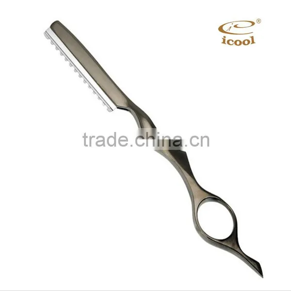 Feather razor style Black Titanium Hair Shaving Razor