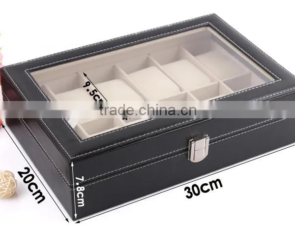 C36 ANPHY 12 Pcs Large Watch Box Watch Holder Box With Pillow Quality Choice photo-2