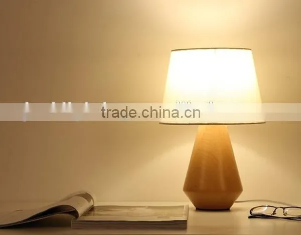 2016 New Classical Led Table Lamp For Bedroom Decorative Led Lighting JK-879-21 LED Wood Table Lamp LED Wood Table Light photo-3