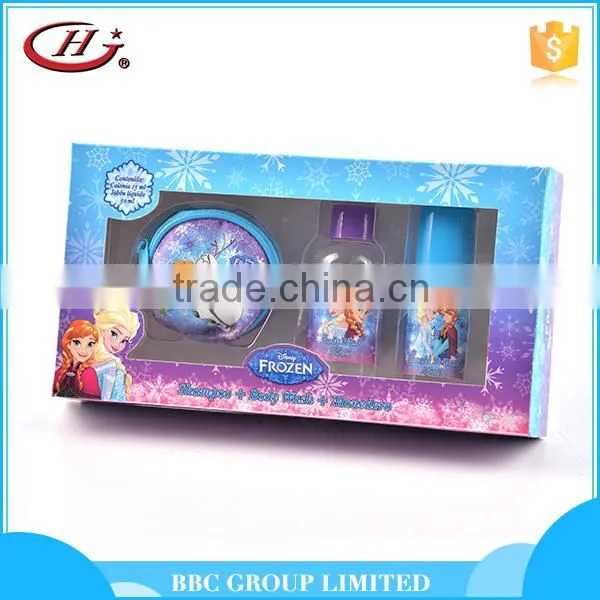 BBC Frozen Gift Sets OEM 008 New Items Girl Cartoon Travel Mild Bath Set Body Shower Gel photo-2