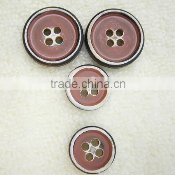 Sedex Audited Factory 2 Pillar Burnt Rim 4 Holes Urea Button, Urea Button photo-2