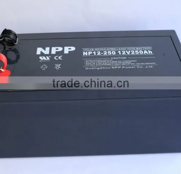Gel Battery 12v 250ah Rechargeable Battery for Home Solar Systems photo-2