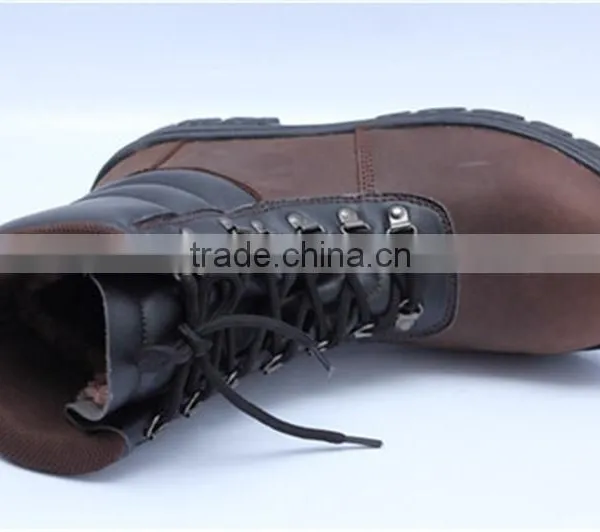 Crazy Horse Leather Safety Work Boots China Factory Safety Shoes 9051 photo-4