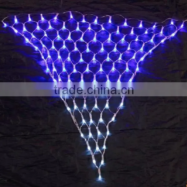 Fullbell Led Net Lights White Wire 200 LED Wedding Fairy Mesh Net Lighting Outdoor Twinkle Christmas Decoration photo-3
