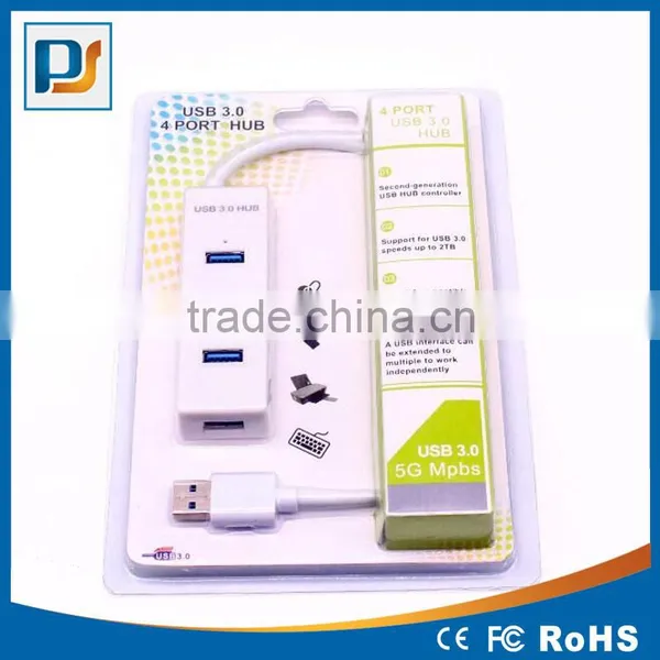 High Speed 5Gbps 3 Ports USB 3.0 Hub Adapter For PC/Laptop,ect photo-2