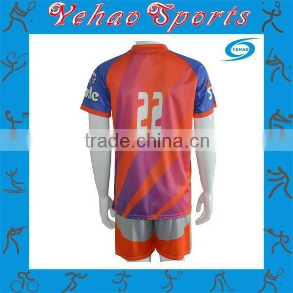 Customized Any Logo Name Numbers Breathable Sublimation Soccer Uniform photo-6