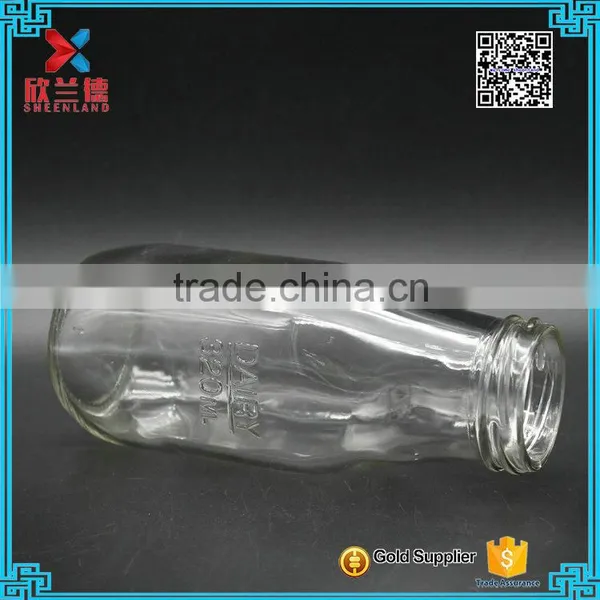 320ml Engraving Milk Bottle Wholesale Bottles Empty Glass Bottle photo-5