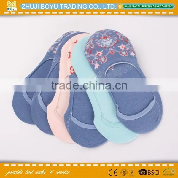 BY-161001 Girls Argyle Pattern Hosiery Sock Ladies Breathable and Soft Low Cut Sock and Colorful Ankle Invisible Socks