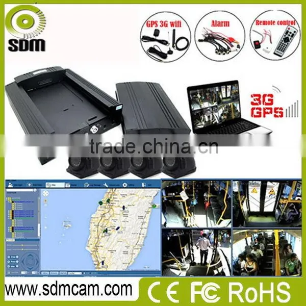 Discount 64GB SD Card Hisilicon 4ch Mobile Dvr Built-in WIFI