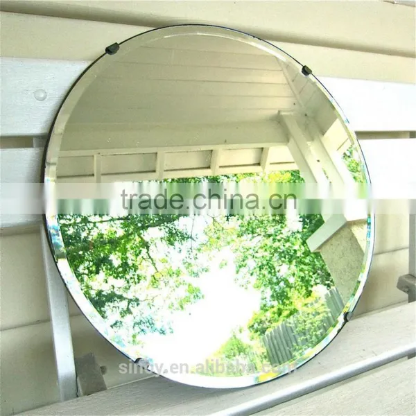 3mm to 6mm Decorative Unframed Bevelled Edge Round Mirror, Round Wall Mirror For Interior Applications photo-4