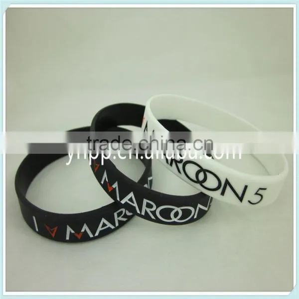 Bulk Cheap Promotional Silicone Wristband Bracelet, Debossed Logo photo-4