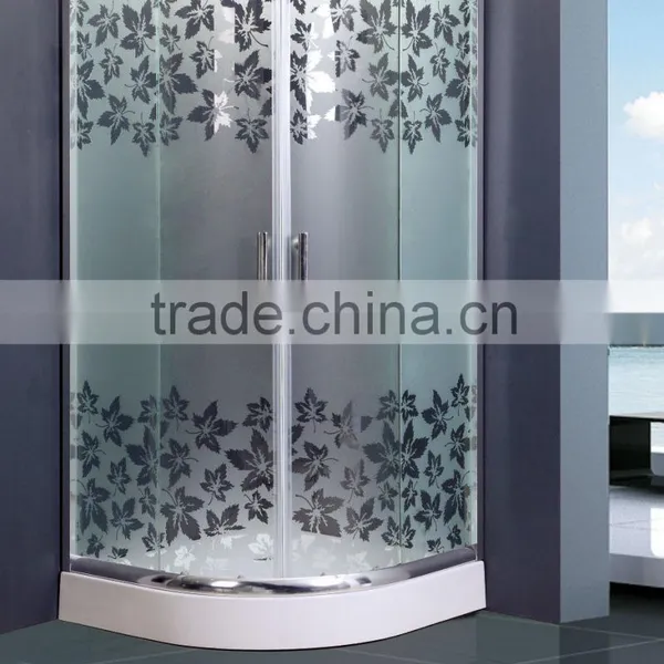 Beautiful Acid Toughened Glass Corner Shower Enclosure for Distributor
