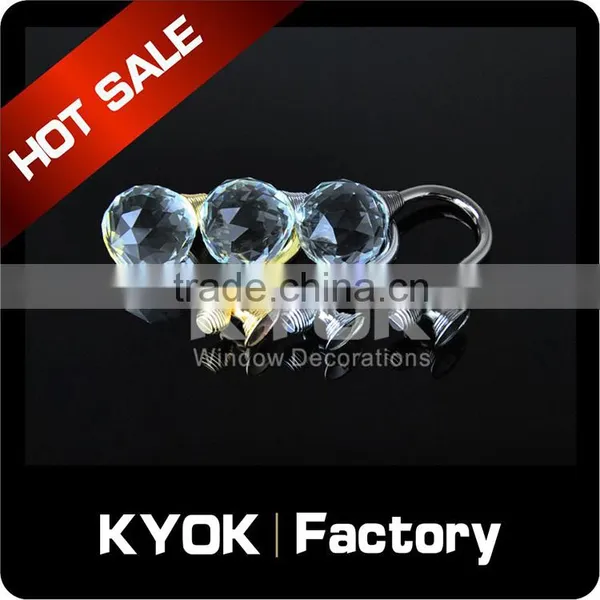 KYOK Engraved Aluminum Series Curtain Rod,custom Logo Windows Coat Curtain Hook,curved Shower Curtain Hooks photo-2
