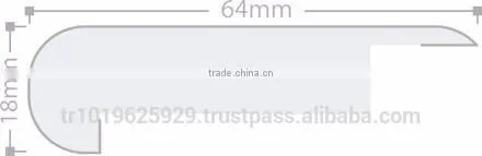 Pvc Mdf Stair Nose, Skirting Board photo-3