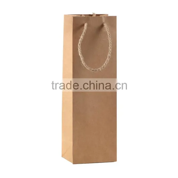 Custom Made Biodegradable Paper Wine Shopping Bags Quality Choice photo-4