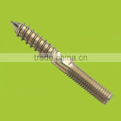 Hot Sale High Quality Zinc Plated Hanger Bolt Double Head Screw Two Headed Screws (FF2211)