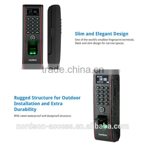 Nordson FR-W1600 IP65 Waterproof Fingerprint Access Control With Time Attendance Terminal photo-4