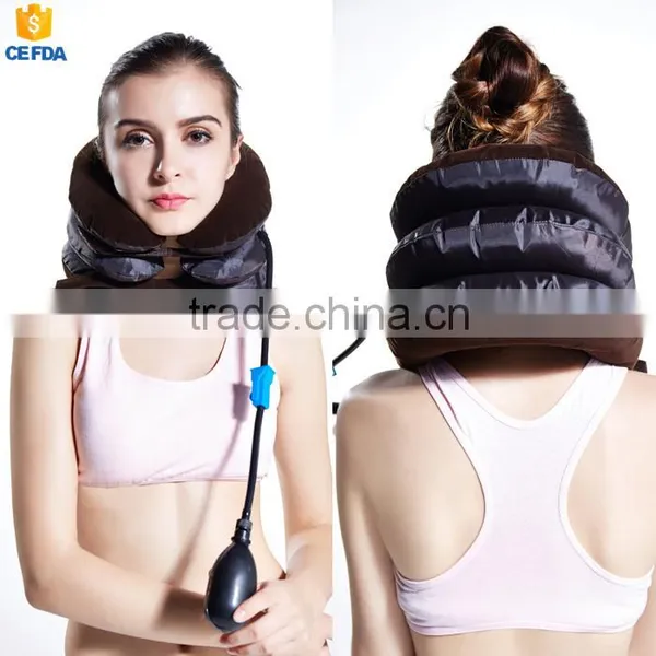 Inflatable Air Neck Brace Adjustable Soft Cervical Traction Neck Traction With Low Price Quality Choice photo-4
