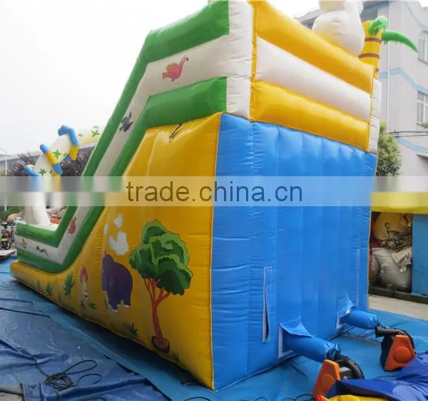 Lanqu PVC Inflatable Jungle Slide for Kids With CE photo-2