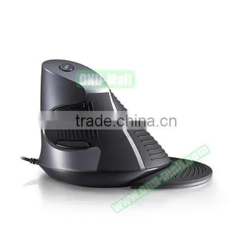 Amazon Top Sales DeLUX Upright Mouse, Comfortable Wired Vertical Ergonomic Mouse Quality Choice photo-2