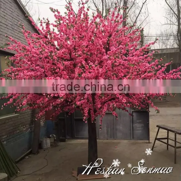 Selling New Product Decorative Artificial Peach Blossom Tree With High Quality photo-2