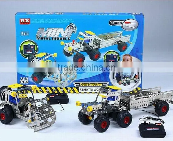 Mini Metal Models Vehicle With Tools Alloy Educational Blocks JS2703558