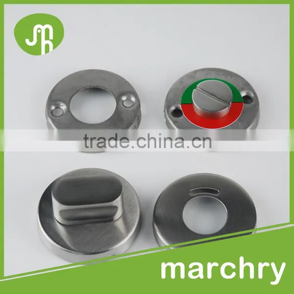 Satin Stainless Steel Toilet Bathroom Thumb Turn Lock Cylinder photo-5