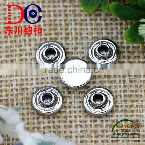 8MM Shiny Silver Hang Plating Brass Garment Rivet photo-3