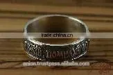 Silver 925 Russian Orthodox Ring. Burnished Silver photo-2