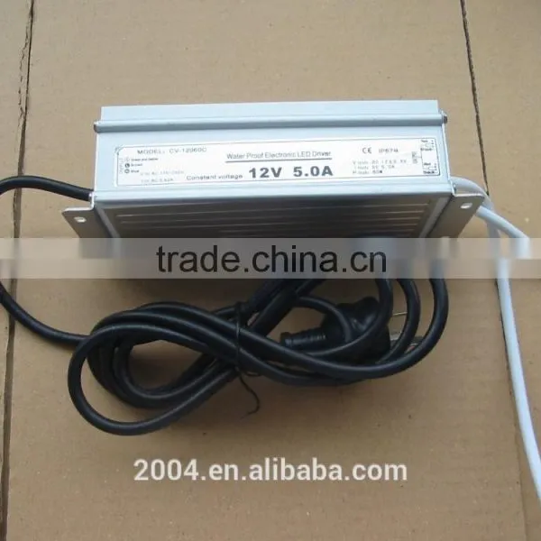 China Supplier High Quality Waterproof Led Power Supply 12V 60W photo-6