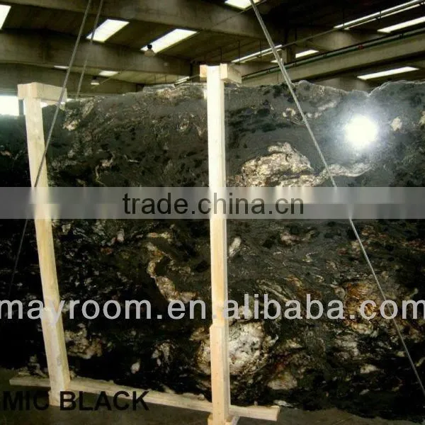 Cosmic Black / Titanium Black Granite Slab photo-3