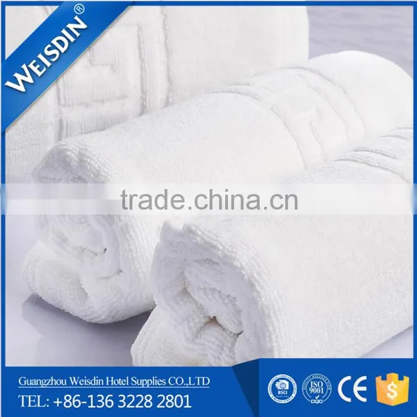 Guangzhou WEISDIN Hot Sale 100% Cotton Solid Terry Jacquard Towel photo-5