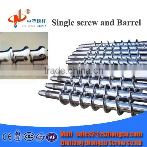 Bimetal Single Extruder Rubber Screw Barrel for Rubber Shoes photo-4