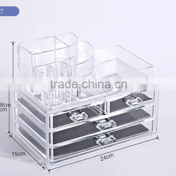 New Arrival Best Quality Acrylic Jewelry & Cosmetic Storage Display Boxes Organizer photo-6