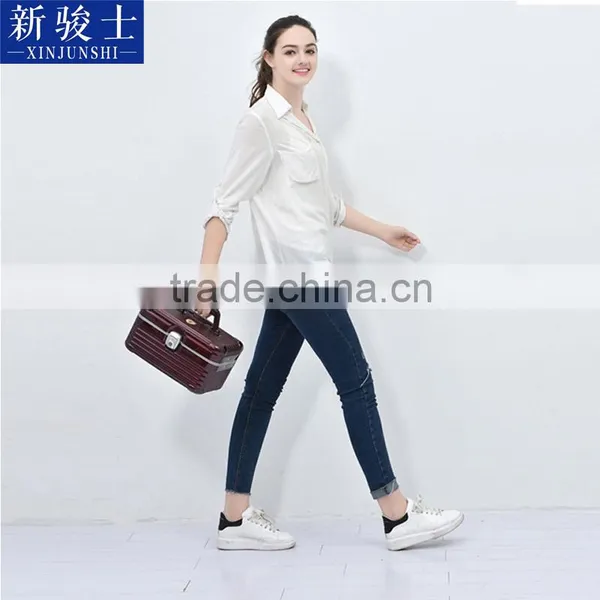 Custom Made Carry On PC Aluminum Frame Handle Aluminum Make Up Kit Bag Case Box photo-5
