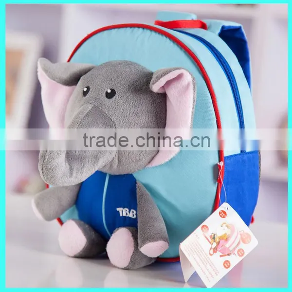 2015 Special Desgin Creative Plush Elephant Stuffed Animal Bag