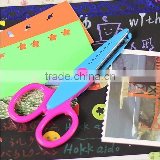 High Quality Paper Edger Pinking Shears/ Zig Zag Scissors Scrapbooking Decorative Craft Pattern Edged/ Scissors Paper Trimmer photo-5