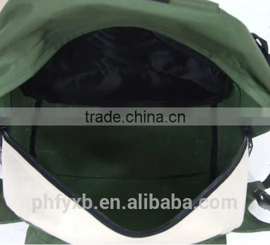 600D Fashion School Backpack /Army Green Beautiful Color School Bags for Teenagers/teenage Girl School Bags photo-6